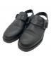 PARABOOT（パラブーツ）の古着「レザーサンダル」｜ブラック