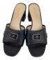 COACH (コーチ) MARCEY LEATHER SANDA ブラック サイズ:24.5：7000円