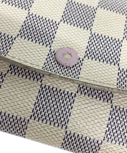 LOUIS VUITTON（ルイ ヴィトン）LOUIS VUITTON (ルイ ヴィトン) 長財布 ホワイト×ピンクの古着・服飾アイテム