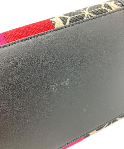 Kate Spade（ケイトスペード）Kate Spade (ケイトスペード) 2WAYバッグ ブラック×ピンクの古着・服飾アイテム