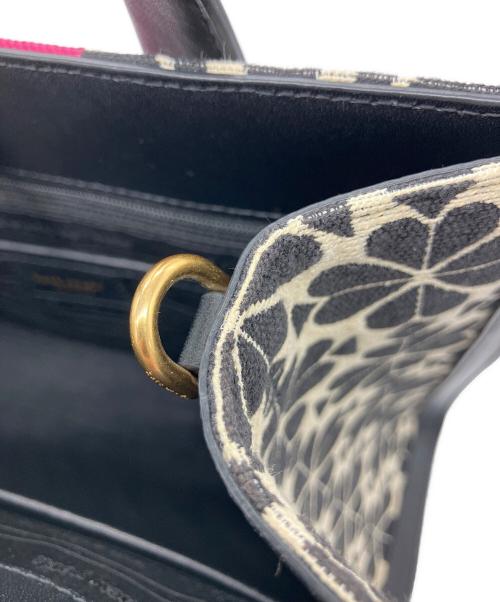 Kate Spade（ケイトスペード）Kate Spade (ケイトスペード) 2WAYバッグ ブラック×ピンクの古着・服飾アイテム