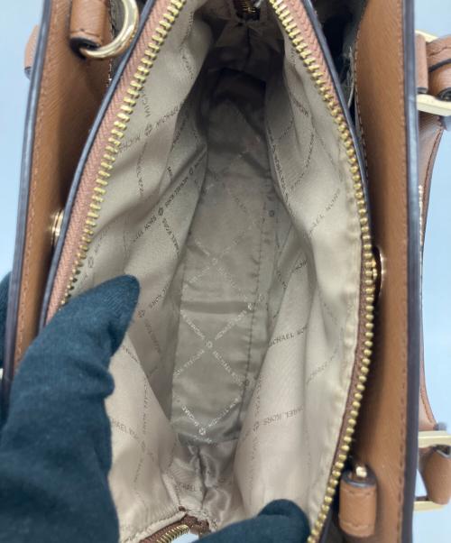 MICHAEL KORS（マイケルコース）MICHAEL KORS (マイケルコース) 2WAYバッグ ブラウンの古着・服飾アイテム