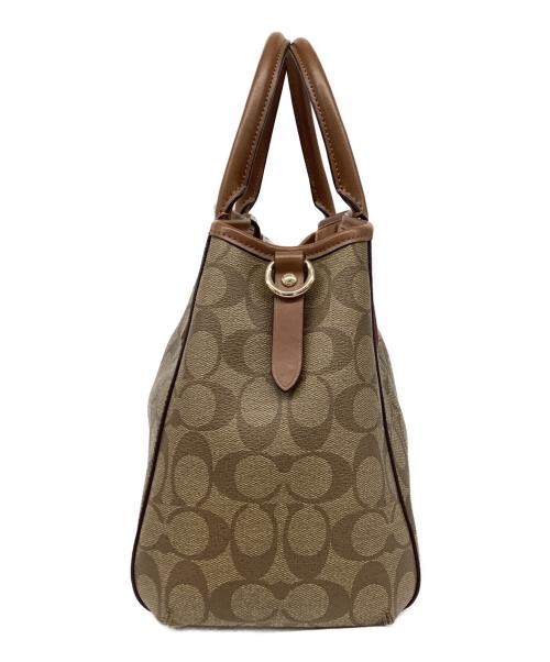 COACH（コーチ）COACH (コーチ) 2WAYバッグ ブラウンの古着・服飾アイテム