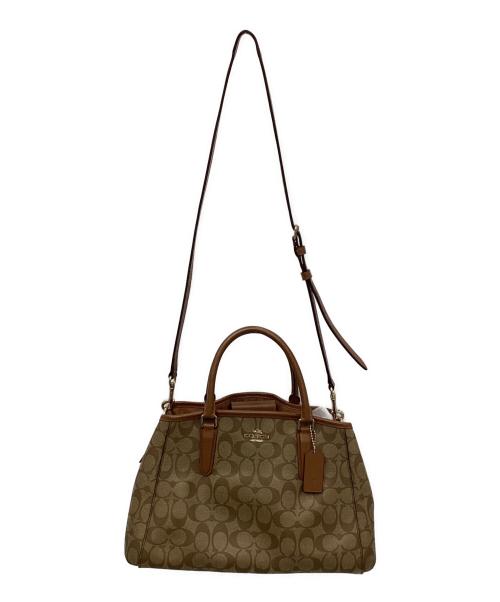 COACH（コーチ）COACH (コーチ) 2WAYバッグ ブラウンの古着・服飾アイテム