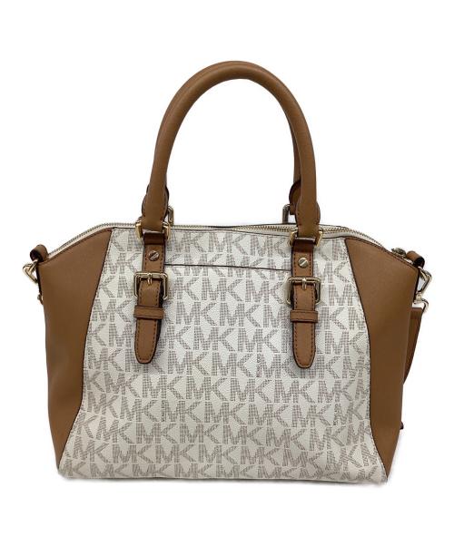 MICHAEL KORS（マイケルコース）MICHAEL KORS (マイケルコース) 2WAYバッグ ベージュの古着・服飾アイテム