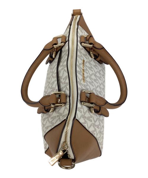 MICHAEL KORS（マイケルコース）MICHAEL KORS (マイケルコース) 2WAYバッグ ベージュの古着・服飾アイテム