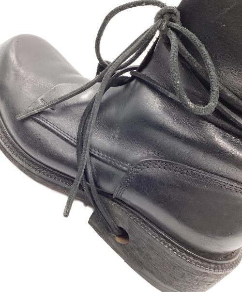 DIRK BIKKEMBERGS HOMMES（ダーク・ビッケンバーグオム）DIRK BIKKEMBERGS HOMMES (ダーク・ビッケンバーグオム) ラップレースアップブーツ ブラック サイズ:27cm（42）の古着・服飾アイテム