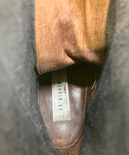 DIRK BIKKEMBERGS HOMMES（ダーク・ビッケンバーグオム）DIRK BIKKEMBERGS HOMMES (ダーク・ビッケンバーグオム) ラップレースアップブーツ ブラック サイズ:27cm（42）の古着・服飾アイテム