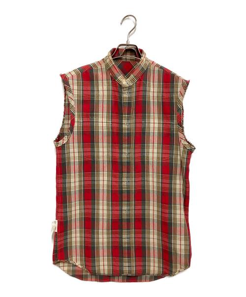 UNDERCOVERISM（アンダーカバーイズム）UNDERCOVERISM (アンダーカバーイズム) ノースリーブシャツ レッド サイズ:Mの古着・服飾アイテム