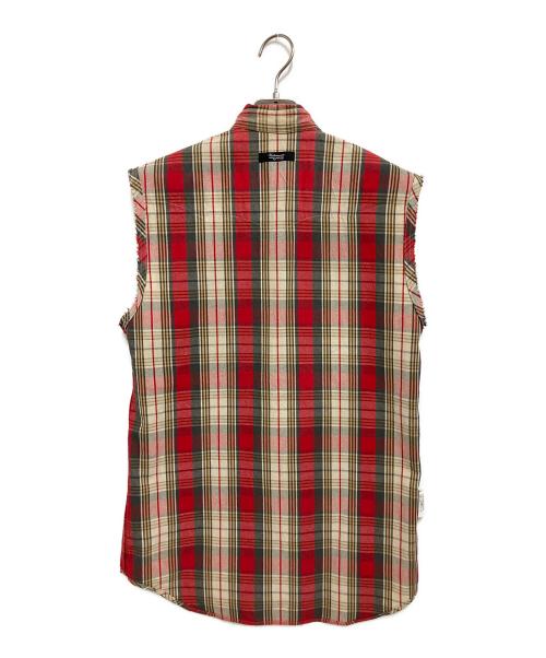 UNDERCOVERISM（アンダーカバーイズム）UNDERCOVERISM (アンダーカバーイズム) ノースリーブシャツ レッド サイズ:Mの古着・服飾アイテム