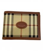 BURBERRY LONDONバーバリーロンドン）の古着「2つ折り財布」｜ベージュ