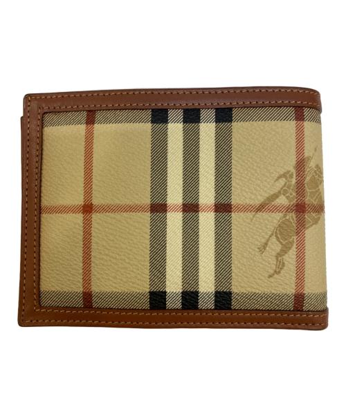 BURBERRY LONDON（バーバリーロンドン）BURBERRY LONDON (バーバリーロンドン) 2つ折り財布 ベージュの古着・服飾アイテム