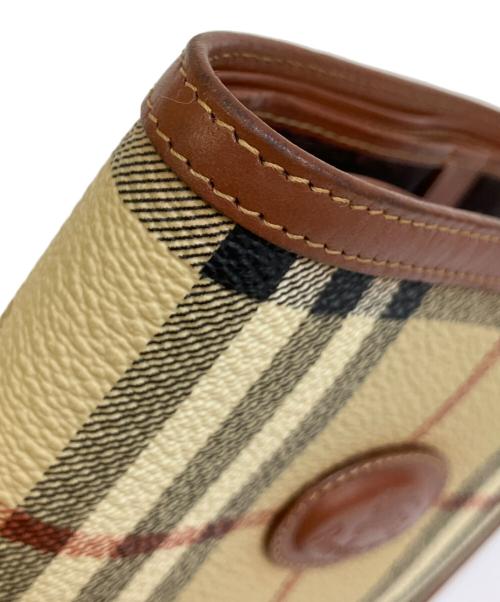 BURBERRY LONDON（バーバリーロンドン）BURBERRY LONDON (バーバリーロンドン) 2つ折り財布 ベージュの古着・服飾アイテム