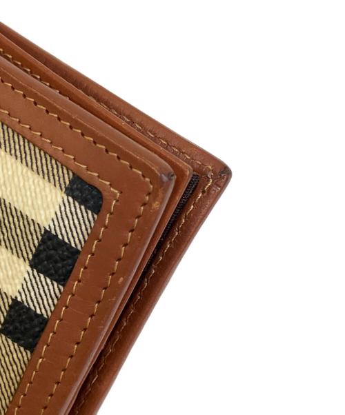 BURBERRY LONDON（バーバリーロンドン）BURBERRY LONDON (バーバリーロンドン) 2つ折り財布 ベージュの古着・服飾アイテム