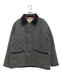 Peregrine×Harris Tweed（ペレグリン×ハリスツイード）の古着「ツイードジャケット」｜グレー