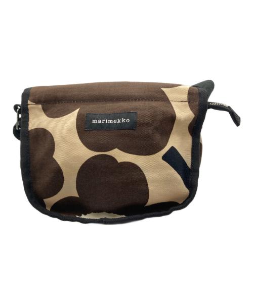 marimekko（マリメッコ）marimekko (マリメッコ) ショルダーバッグ ブラウンの古着・服飾アイテム
