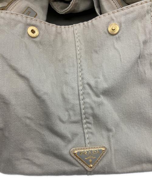 PRADA（プラダ）PRADA (プラダ) ハンドバッグ グレーの古着・服飾アイテム