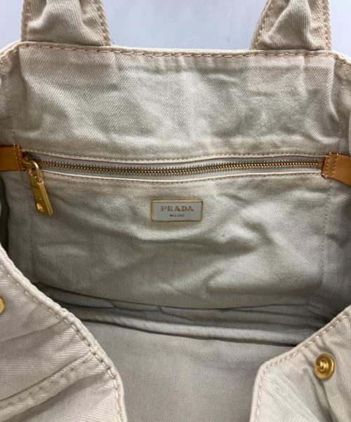 PRADA（プラダ）PRADA (プラダ) ハンドバッグ グレーの古着・服飾アイテム