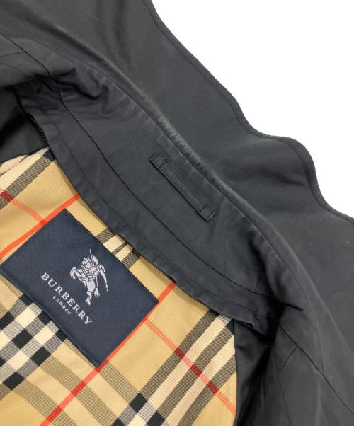 BURBERRY LONDON（バーバリーロンドン）BURBERRY LONDON (バーバリーロンドン) ステンカラーコート ブラック サイズ:不明の古着・服飾アイテム