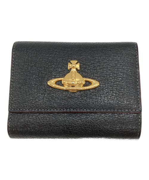 Vivienne Westwood（ヴィヴィアンウエストウッド）Vivienne Westwood (ヴィヴィアンウエストウッド) 3つ折り財布 ブラックの古着・服飾アイテム