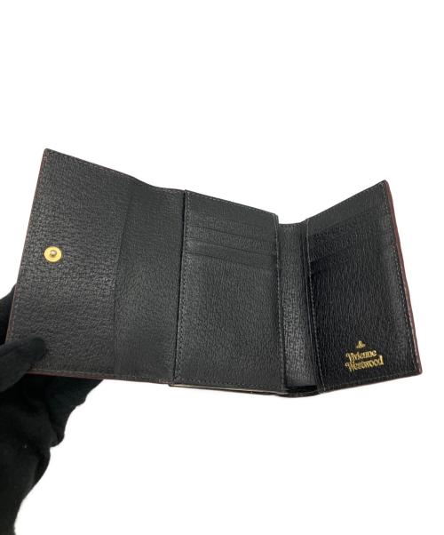Vivienne Westwood（ヴィヴィアンウエストウッド）Vivienne Westwood (ヴィヴィアンウエストウッド) 3つ折り財布 ブラックの古着・服飾アイテム