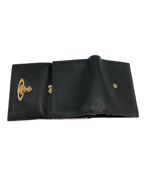Vivienne Westwood（ヴィヴィアンウエストウッド）Vivienne Westwood (ヴィヴィアンウエストウッド) 3つ折り財布 ブラックの古着・服飾アイテム