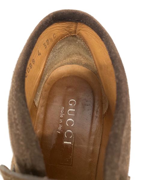 GUCCI（グッチ）GUCCI (グッチ) チャッカブーツ ブラウン サイズ:38 1/2の古着・服飾アイテム