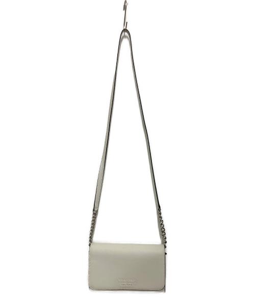 Kate Spade（ケイトスペード）Kate Spade (ケイトスペード) ショルダーバッグ ホワイトの古着・服飾アイテム