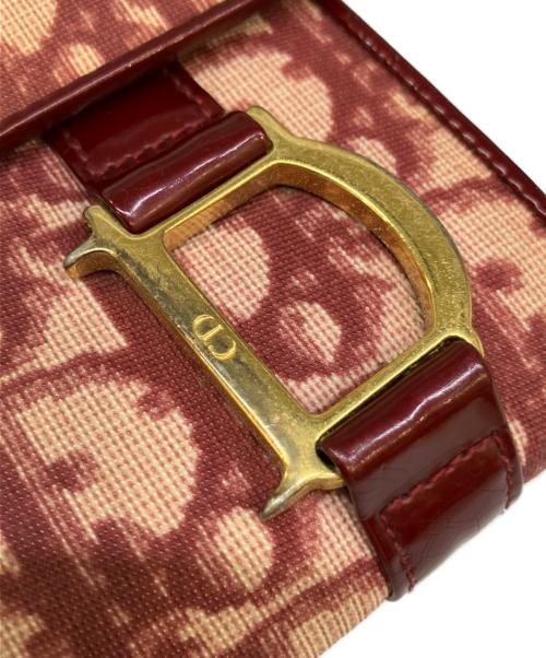 Christian Dior（クリスチャン ディオール）Christian Dior (クリスチャン ディオール) 2つ折り財布 ボルドーの古着・服飾アイテム