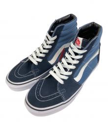 VANS（ヴァンズ）の古着「ハイカットスニーカー」｜ネイビー