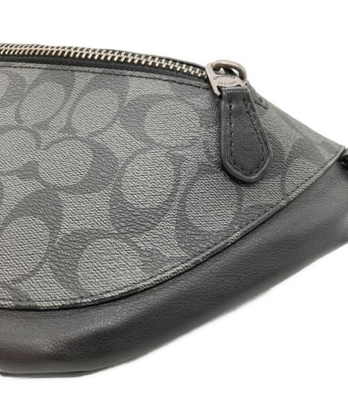 COACH（コーチ）COACH (コーチ) ショルダーバッグ ブラック×グレーの古着・服飾アイテム