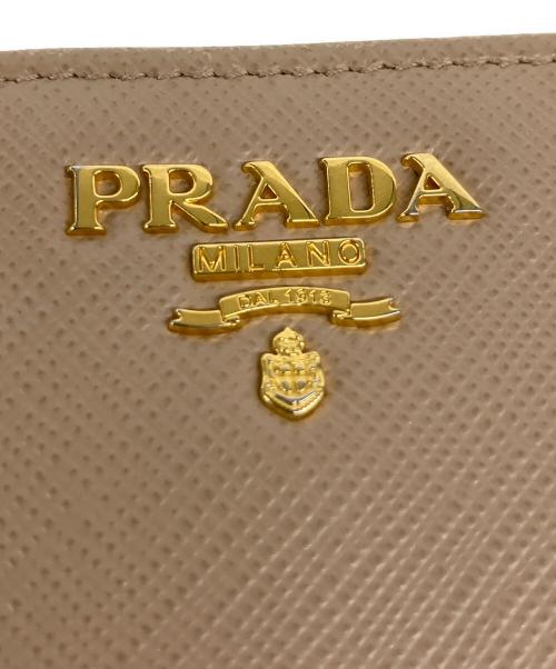 PRADA（プラダ）PRADA (プラダ) コンパクトウォレット ピンクの古着・服飾アイテム
