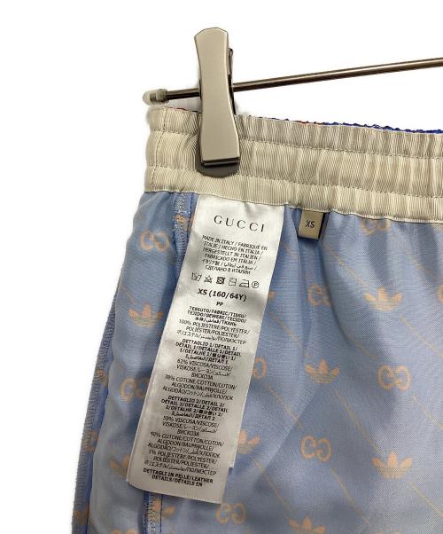 GUCCI（グッチ）GUCCI (グッチ) adidas (アディダス) パンツ ブルー サイズ:XSの古着・服飾アイテム