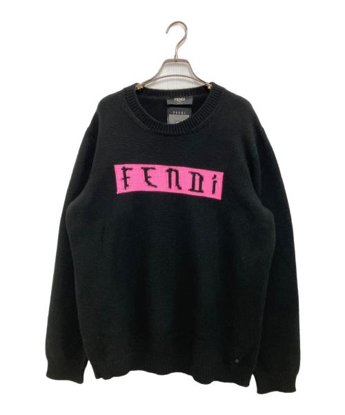 FENDI（フェンディ）FENDI (フェンディ) 厚手ニット ブラック サイズ:XXL(54)の古着・服飾アイテム