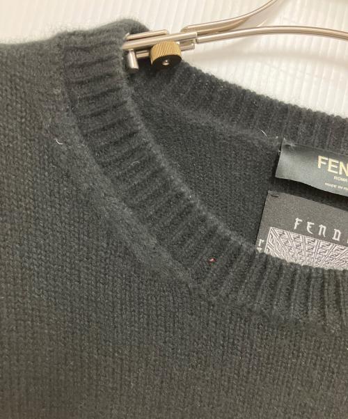 FENDI（フェンディ）FENDI (フェンディ) 厚手ニット ブラック サイズ:XXL(54)の古着・服飾アイテム