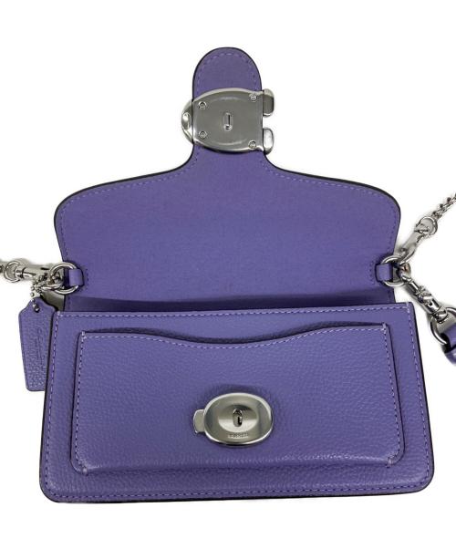 COACH（コーチ）COACH (コーチ) ショルダーバッグ パープルの古着・服飾アイテム