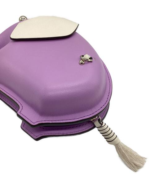 Kate Spade（ケイトスペード）Kate Spade (ケイトスペード) ショルダーバッグ パープル×ホワイトの古着・服飾アイテム