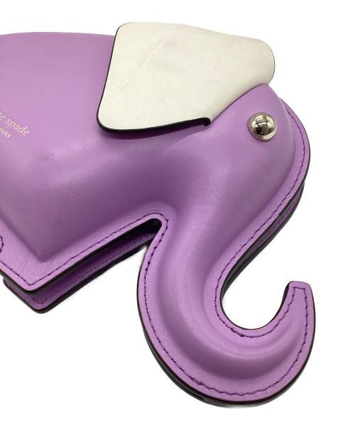 Kate Spade（ケイトスペード）Kate Spade (ケイトスペード) ショルダーバッグ パープル×ホワイトの古着・服飾アイテム
