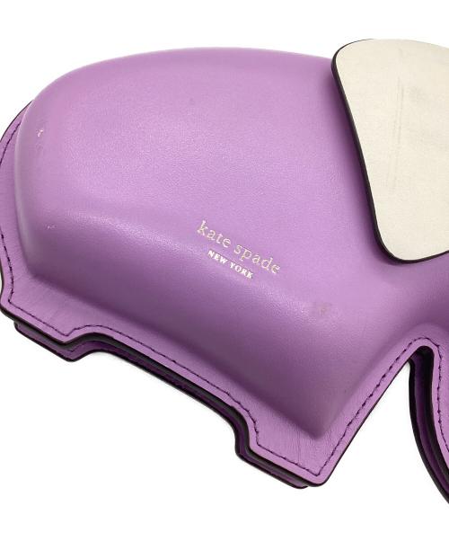 Kate Spade（ケイトスペード）Kate Spade (ケイトスペード) ショルダーバッグ パープル×ホワイトの古着・服飾アイテム