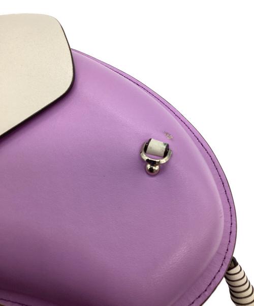 Kate Spade（ケイトスペード）Kate Spade (ケイトスペード) ショルダーバッグ パープル×ホワイトの古着・服飾アイテム