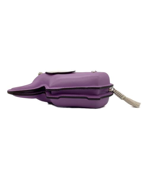 Kate Spade（ケイトスペード）Kate Spade (ケイトスペード) ショルダーバッグ パープル×ホワイトの古着・服飾アイテム