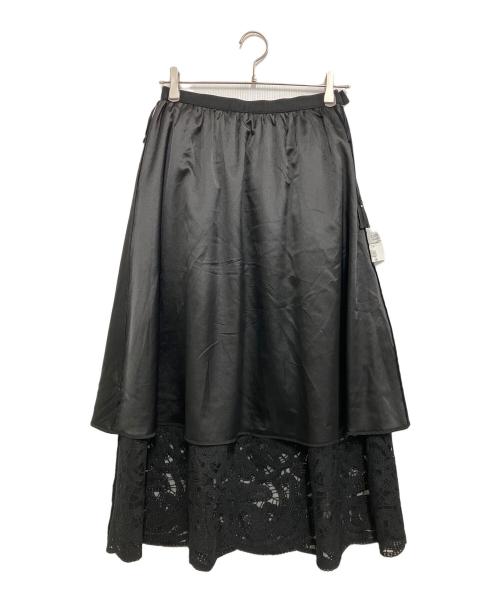 Loulou Willoughby（ルルウィルビー）Loulou Willoughby (ルルウィルビー) レーススカート ブラック サイズ:Mの古着・服飾アイテム
