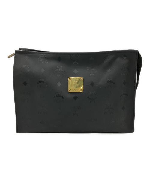 MCM（エムシーエム）MCM (エムシーエム) クラッチバッグ ブラックの古着・服飾アイテム
