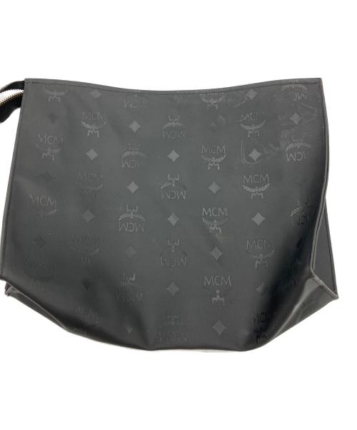 MCM（エムシーエム）MCM (エムシーエム) クラッチバッグ ブラックの古着・服飾アイテム