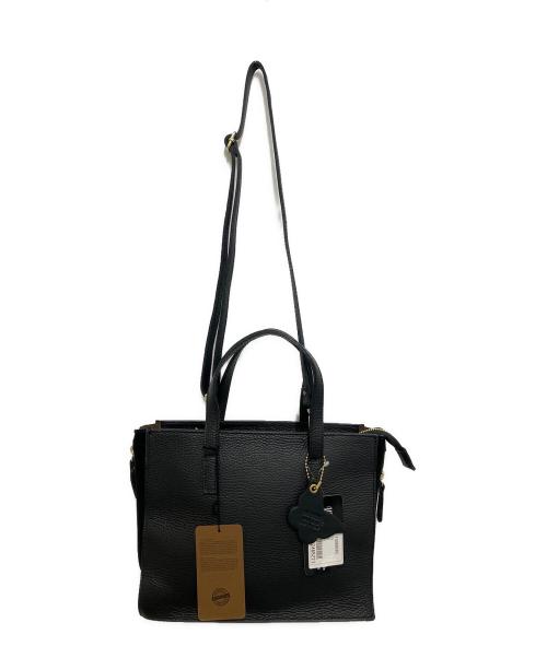 GENUINE LEATHER（ジェニュインレザー）GENUINE LEATHER (ジェニュインレザー) 2WAYバッグ ブラック 未使用品の古着・服飾アイテム