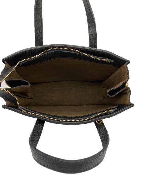 GENUINE LEATHER（ジェニュインレザー）GENUINE LEATHER (ジェニュインレザー) 2WAYバッグ ブラック 未使用品の古着・服飾アイテム