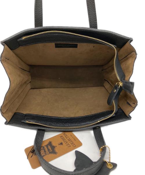 GENUINE LEATHER（ジェニュインレザー）GENUINE LEATHER (ジェニュインレザー) 2WAYバッグ ブラック 未使用品の古着・服飾アイテム