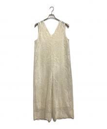 Ameri（アメリ）の古着「CHLOE ROMPERS NECK ROMPERS」｜ベージュ