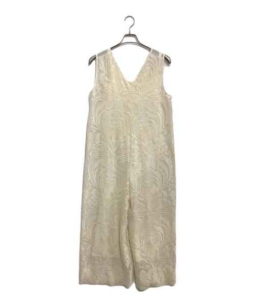 Ameri（アメリ）Ameri (アメリ) CHLOE ROMPERS NECK ROMPERS ベージュ サイズ:Sの古着・服飾アイテム