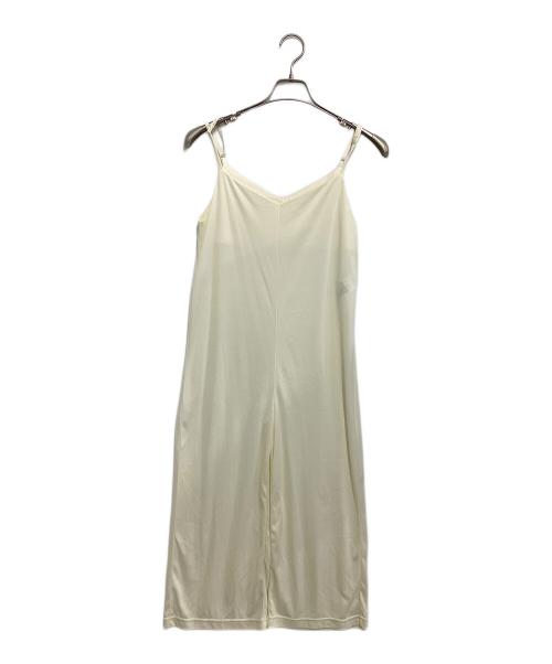 Ameri（アメリ）Ameri (アメリ) CHLOE ROMPERS NECK ROMPERS ベージュ サイズ:Sの古着・服飾アイテム
